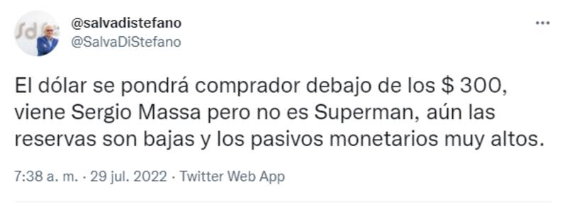 Fuente: @SalvaDiStefano