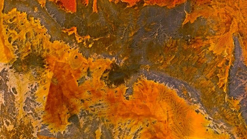 Macizo de Tassili n'Ajjer en el Sahara, Argelia.