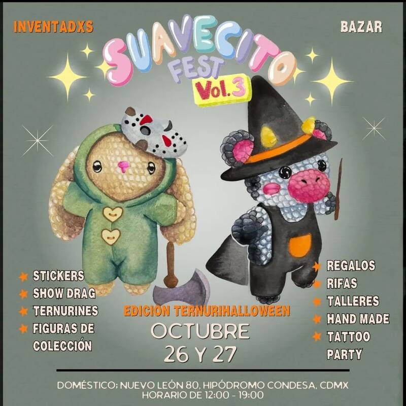 Habrá talleres de decoración de pasteles y galletas para los asistentes. Fuente: Instagram @inventadxs_bazar