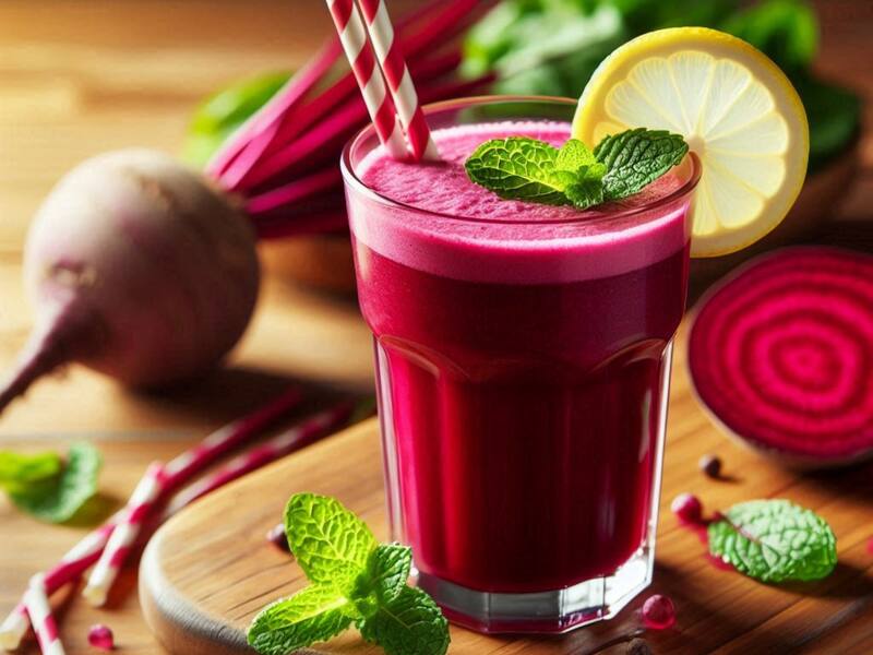 El jugo de betabel es una rica fuente de vitamina C, manganeso y fibra. Foto: Archivo.