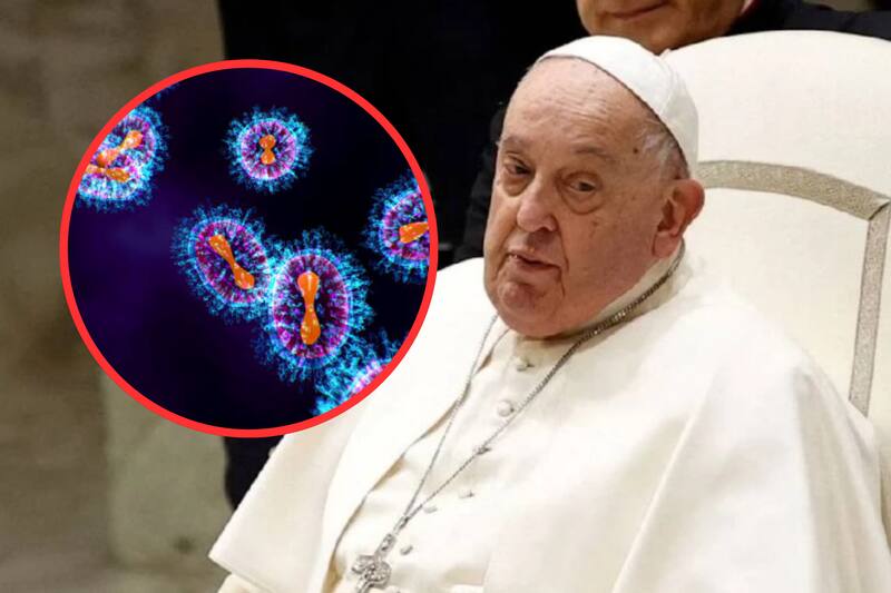 El 18 de febrero el papa Francisco fue diagnosticado con neumonía bilateral.