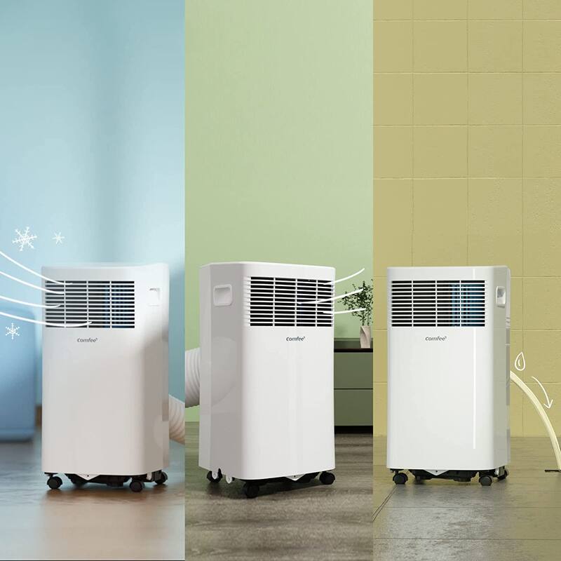 El Comfee MPPHA-05CRN7 es un aire acondicionado con tres funciones: refrigeración, ventilación y deshumidificación (Fuente: Amazon)