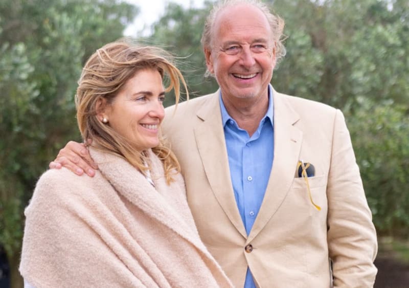 José Luis Manzano, dueño de Lote 8 y Teresa Jordán.