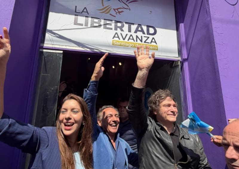 Milei en Santiago del Estero.