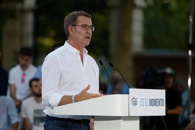 Feijó ha lamentado que Pedro Sánchez se dedique a dividir el país. Fuente: Archivo