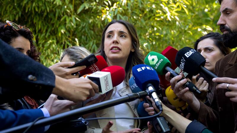 La ministra de Igualdad, Irene Montero, aseguró que el PP ha "humillado" al PSOE con las enmiendas pactadas para la reforma de la ley del Solo Sí es Sí.