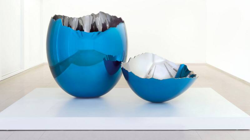 Jeff Koons, Huevo Agrietado (azul)