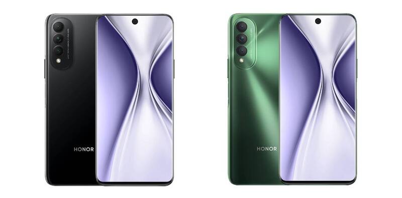 Cámara trasera y delantera del Honor X20 SE.
