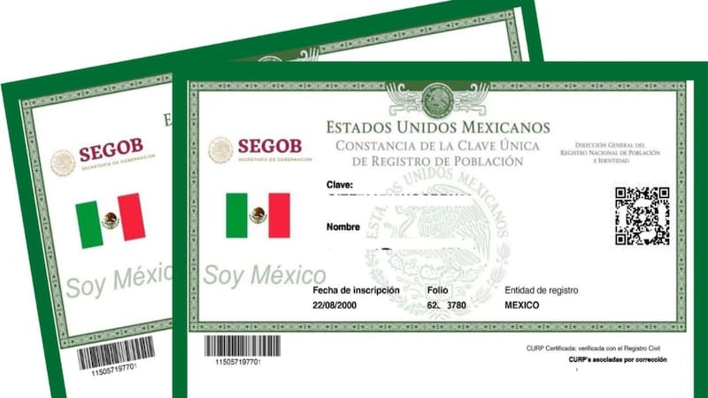 Paso a paso: cómo dar de baja la CURP en sólo dos minutos. Fuente: Gobierno de México.