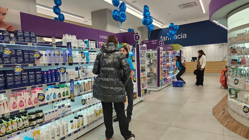 La sucursal que tiene Farmatodo en el barrio de Palermo Foto: pharmabiz.net