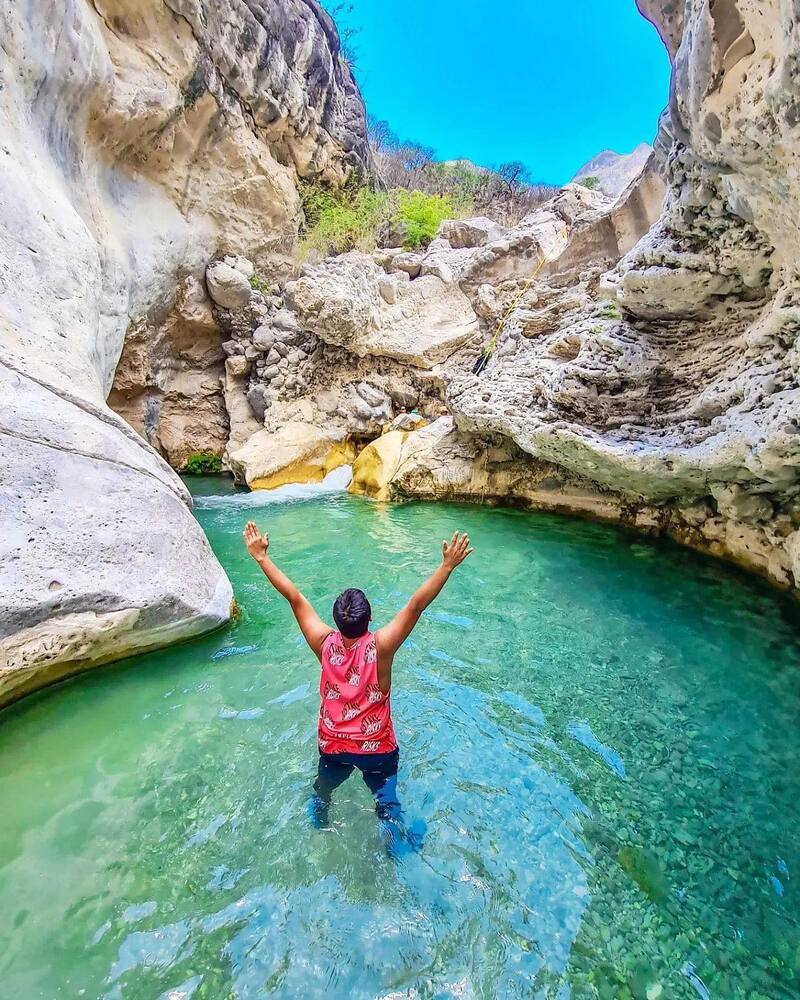 Los manantiales Kinjua se encuentran en el Estado de Hidalgo y tienen un costo de 50 pesos por persona. Foto: Instagram @capturando_hidalgomx