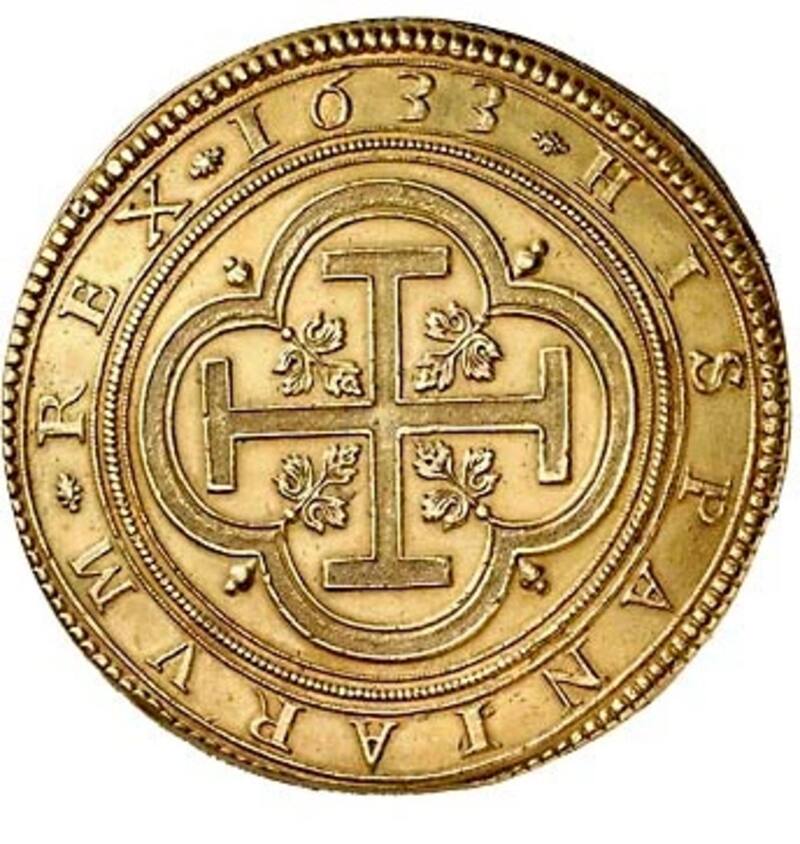 Centén de 1633, acuñado durante el reinado de Felipe IV. (Imagen: archivo)