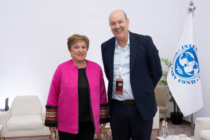 Georgieva y Sturzenegger el domingo: el manual desregulador argentino llegó al FMI
