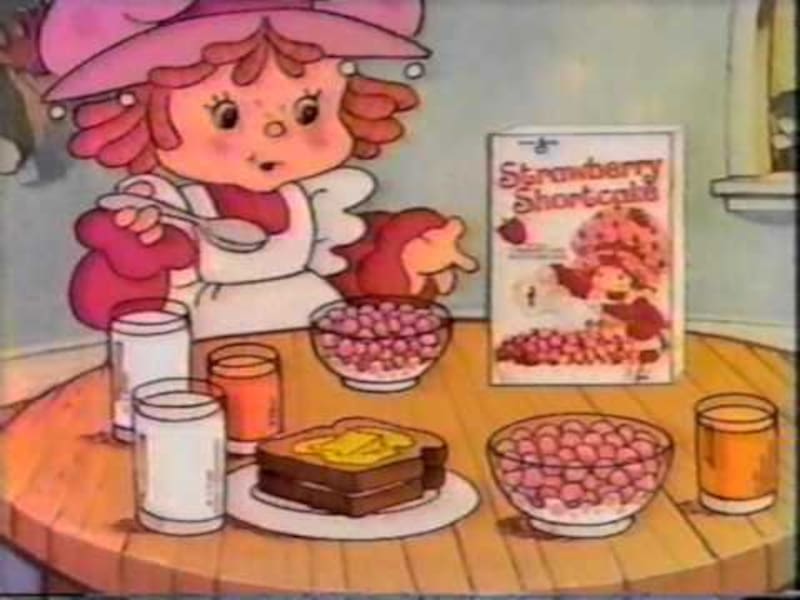 Frutillita fue el primer gran éxito de la compañía. También empezó como protagonista de tarjetas.