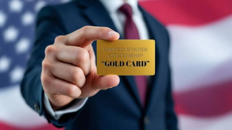 Donald Trump puso en marcha la tarjeta "Gold card" para atraer inversionistas. Fuente: Archivo.