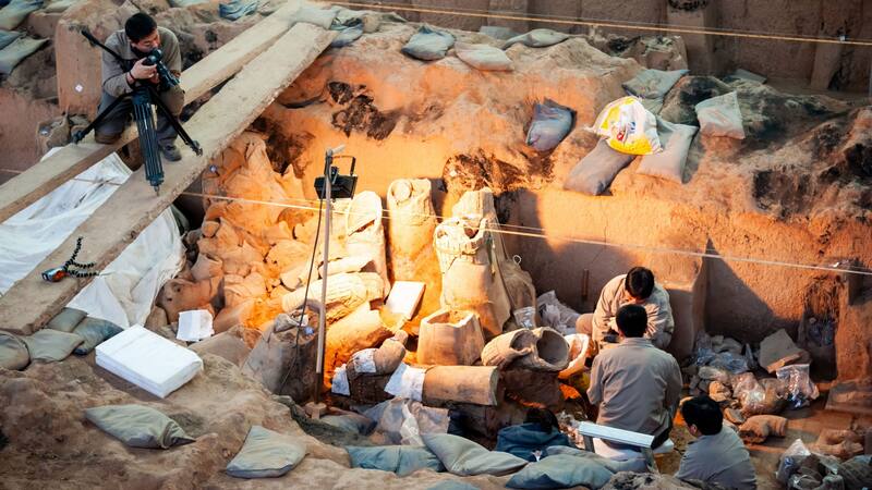 Descubrimiento arqueológico: encuentran en China tumbas y tesoros de los emperadores de la dinastía Yang.