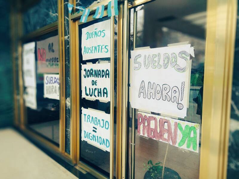 El reclamo de los trabajadores del Howard Johnson