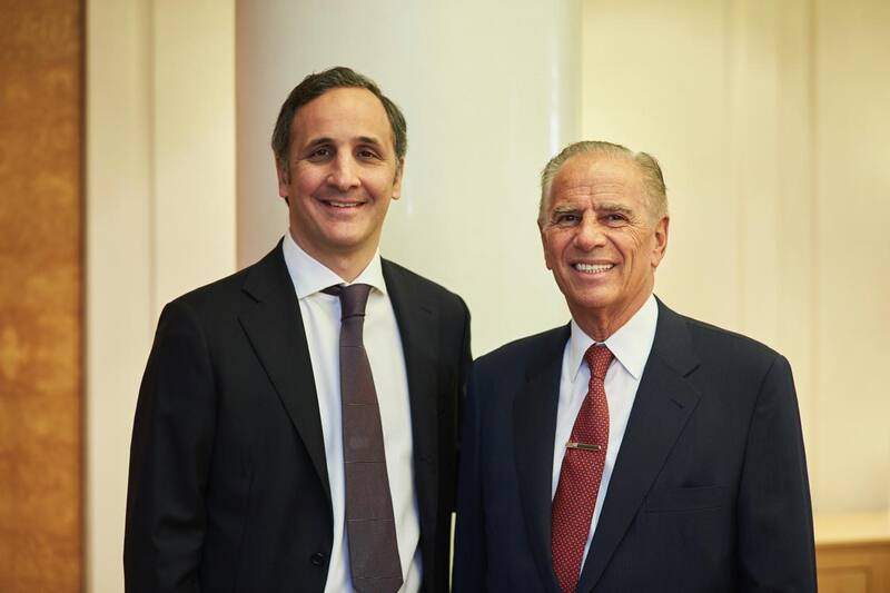 Marcos Bulgheroni, Group CEO, y Alejandro Bulgheroni, presidente de Pan American Energy.