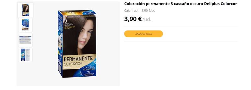 Este tinte es furor por sus excelentes resultados y su facilidad de uso. (Foto: www.mercadona.es).