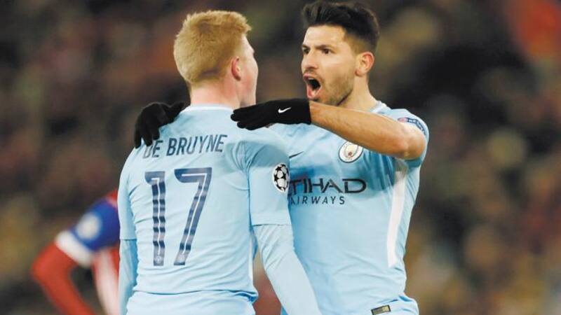 Sergio Agüero y Kevin De Bruyne, estrellas internacionales del multimillonario Manchester City