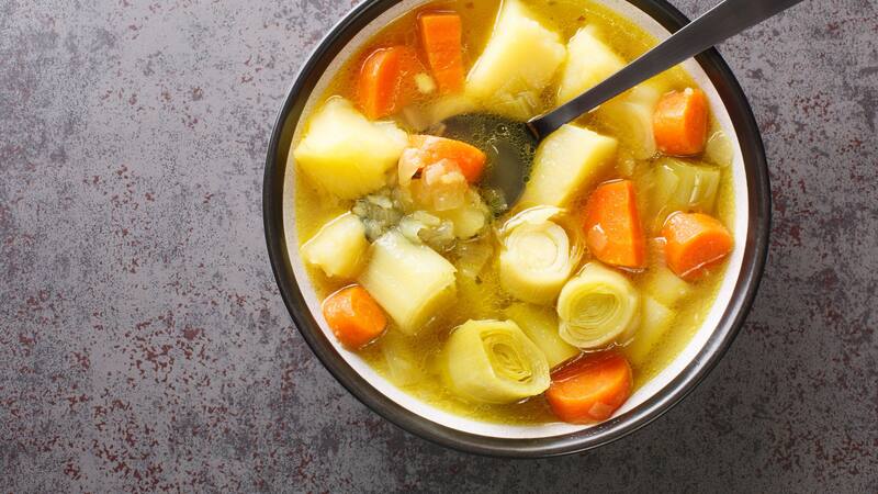 La porrusalda es uno de los platos más populares del norte de España.