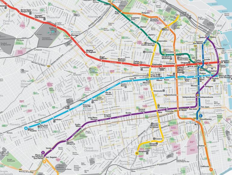 Linea G Nuevas líneas de subte F y G: cómo será su recorrido y todo lo que sabe ...