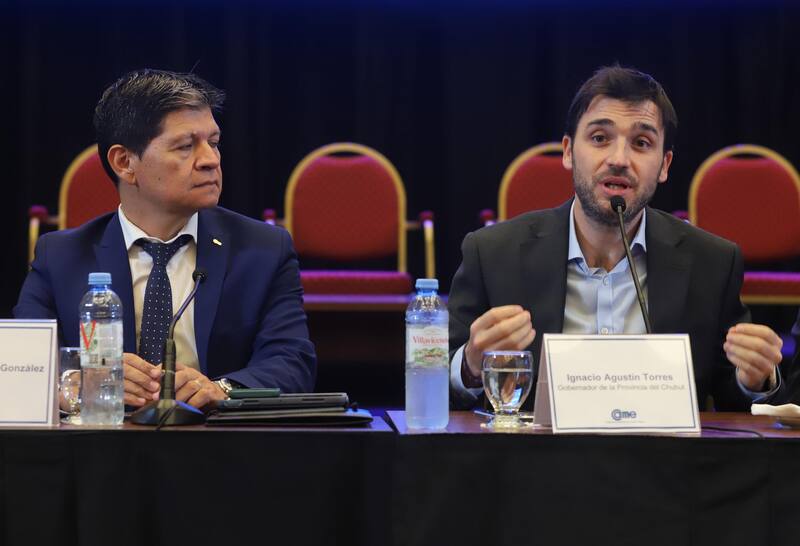 Alfredo González (CAME) e Ingacio Torres (Chubut)