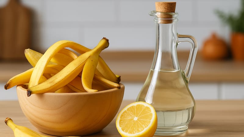 Cáscara de banana con vinagre y limón: por qué recomiendan esta mezcla y para qué sirve.