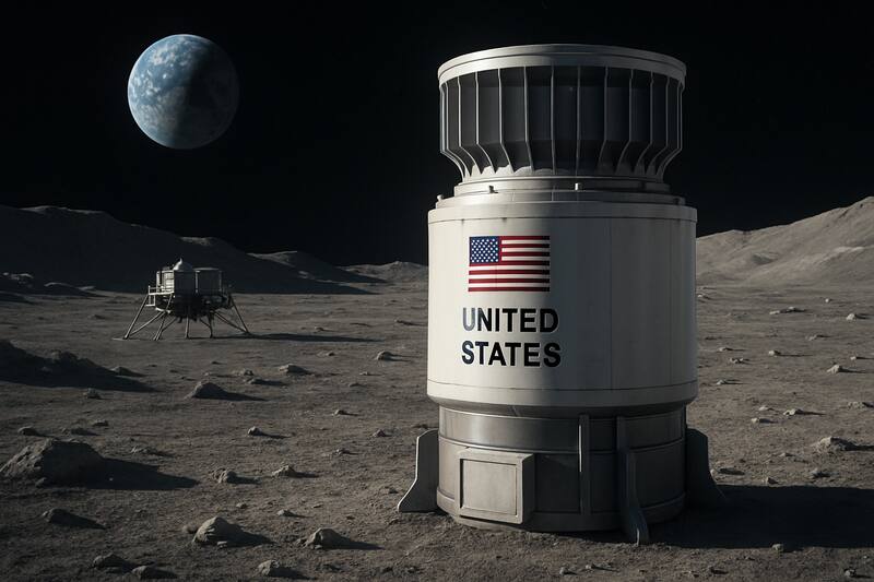 Este sistema energético permitiría sustentar misiones humanas en la superficie lunar por períodos prolongados, abriendo la puerta a una presencia permanente de Estados Unidos en el satélite natural. Foto: Archivo.