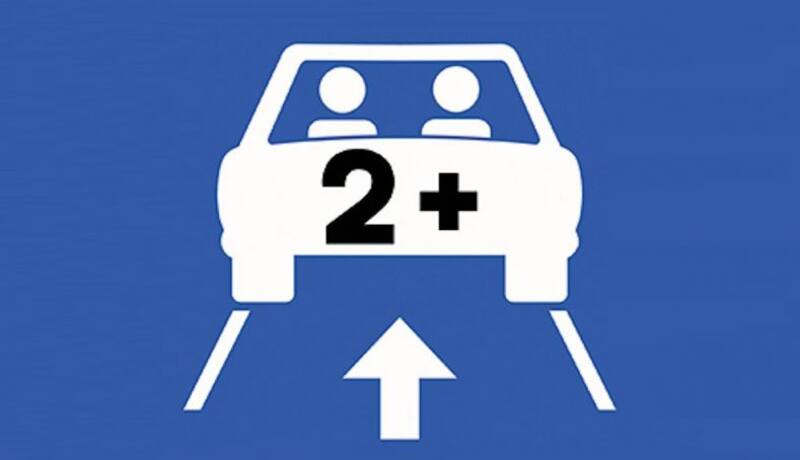 La nueva señal de tránsito de la DGT que prohibirá circular de a una persona por coche. (Fuente: DGT)