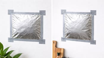 Pegar papel aluminio en la pared: para qué sirve y porqué se recomiendan entre los expertos