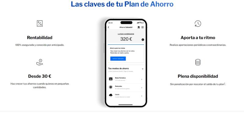 Este plan de ahorro es una buena alternativa a los depósitos a plazo fijo. (Foto: www.bancsabadell.com).