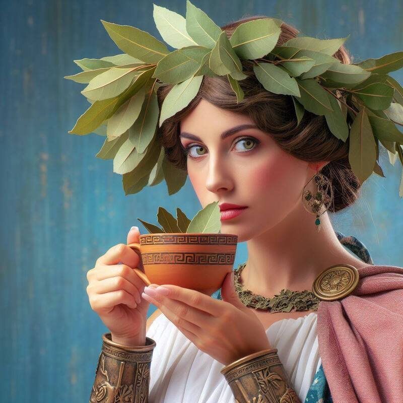 Té griego. Fuente: Bing AI.