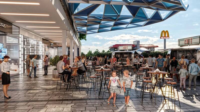 Así será el nuevo mega shopping en Chubut. (REMAX)