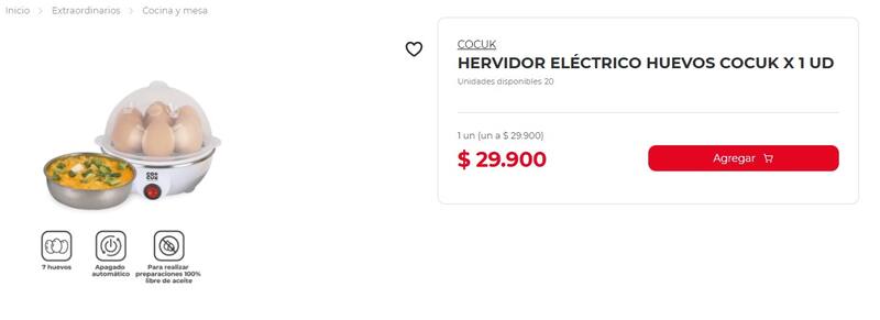Su tapa incluye un escape de vapor, y la taza medidora permite marcar la cantidad de agua según el nivel de cocción deseado.