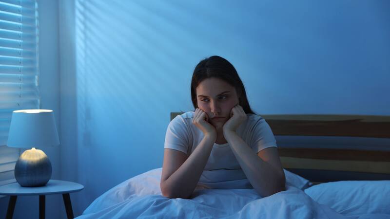 El insomnio puede estar relacionado a casos de estrés o ansiedad. Fuente: Archivo.