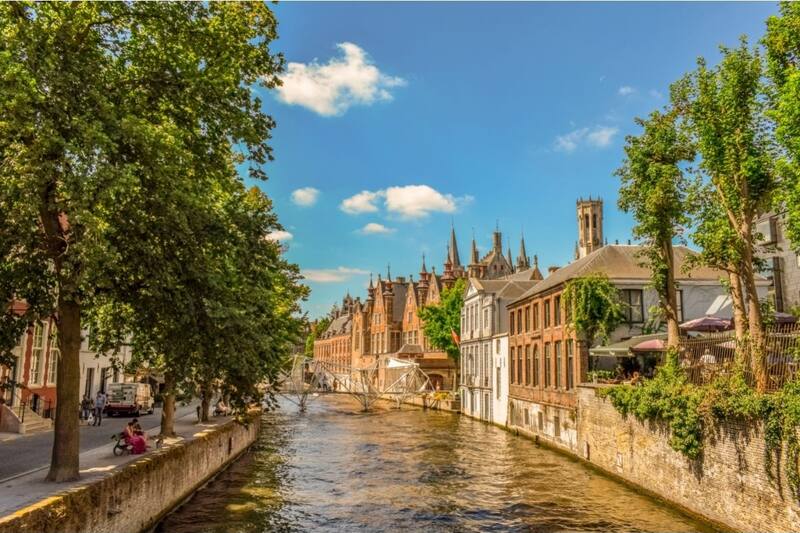 La ciudad de Brujas es una de las más bellas en todo Europa.
