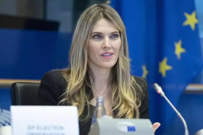 La eurodiputada destituida Eva Kaili.
