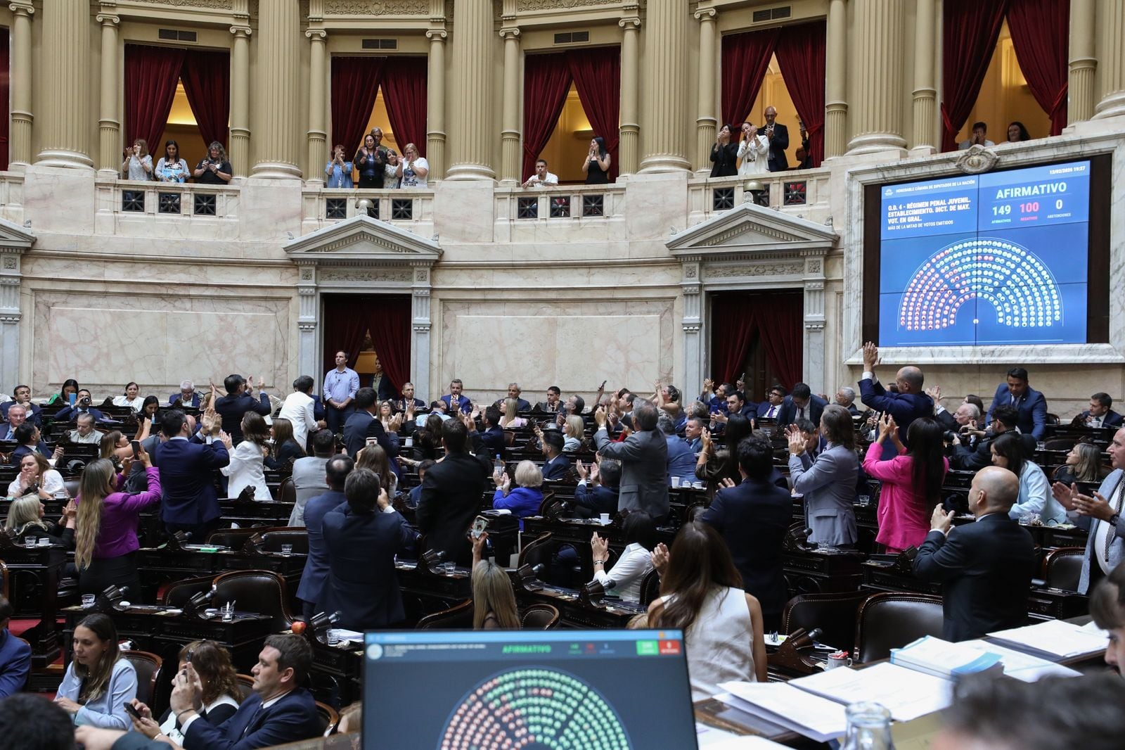 El Senado vota la baja de imputabilidad a 14 años y el fin de la ley penal de la dictadura