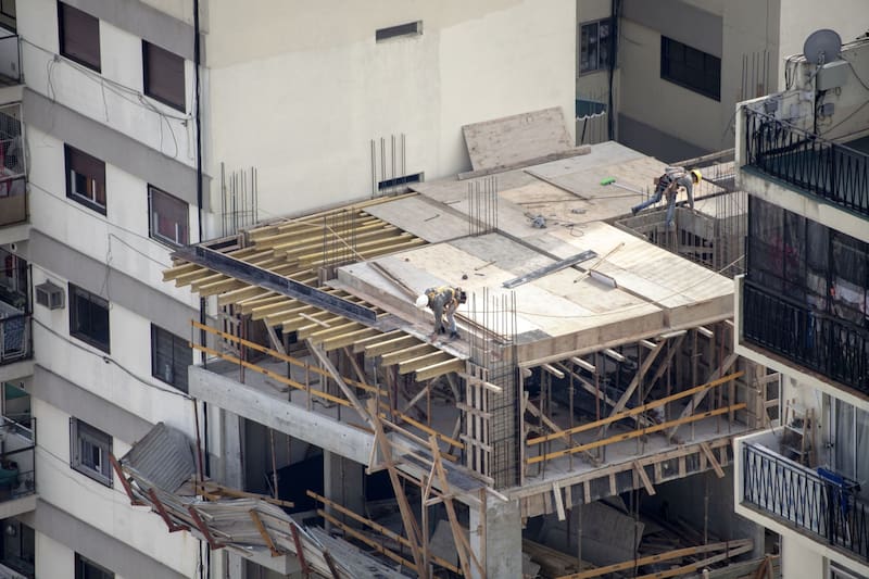 Crecieron un 25% los permisos de obras medidos en m2