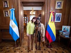 Cristina Fernández recibió a la vice de Gustavo Petro y a la tarde la espera Alberto