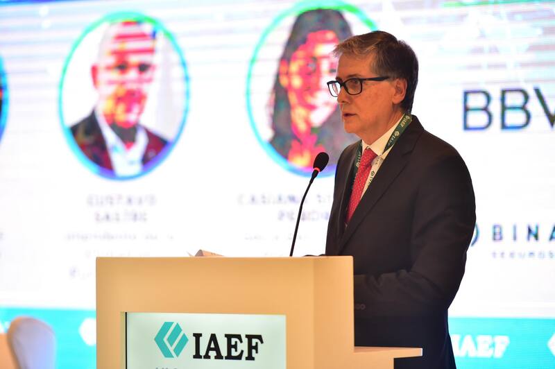 Diego Cazorla, presidente del IAEF.
