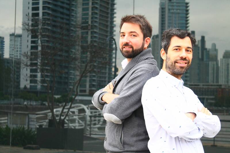 Diego Espada (42) y Nicolás Rossi (40), emprendedores argentinos.