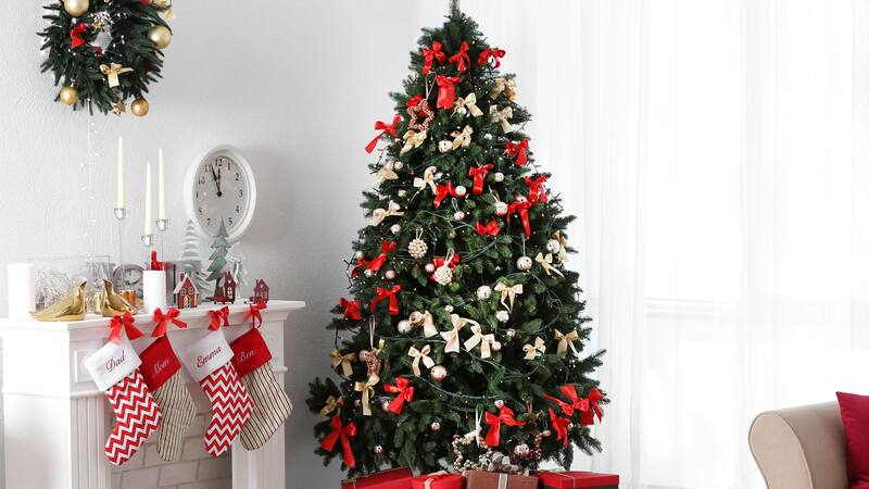 Se suele armar el arbolito navideño el 8 de diciembre. Fuente: Archivo