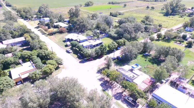 La localidad de Curarú, partido de Carlos Tejedor.