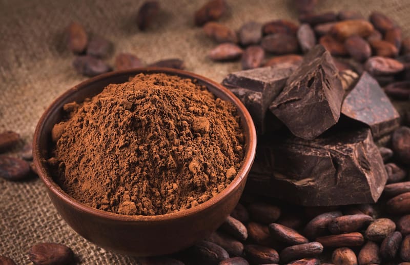 El cacao contiene fibra y puede ayudar a mantener la regularidad intestinal. (Fuente: Archivo).