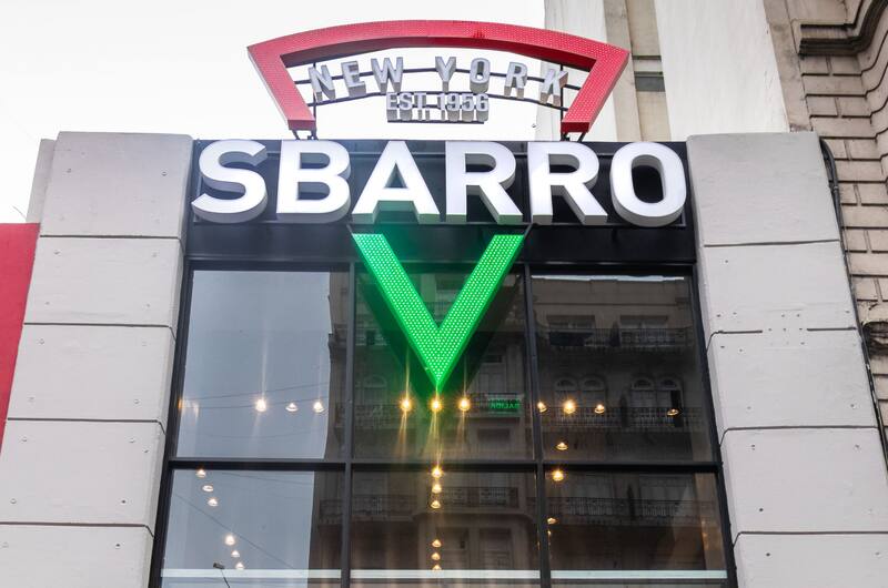 Sbarro sumará cuatro sucursales más en el país antes de fin de año.