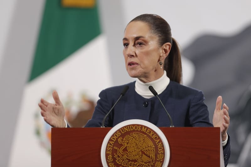 Claudia Sheinbuam, presidenta de México. Fuente: Archivo.