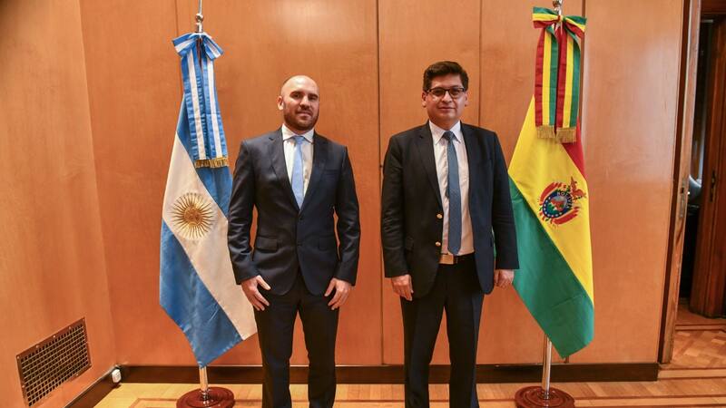 El ministro de Economía, Martín Guzmán, se encontró con su par de Bolivia, Marcelo Montenegro