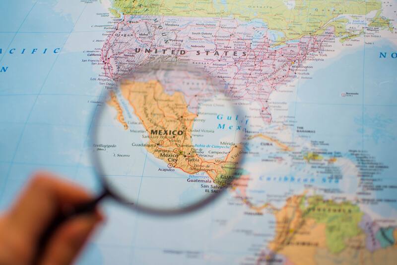 México podría dividirse por completo y volverse dos países. Fuente: ShuterStock